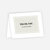 Simple & Chic Wedding Thank You Cards - Beige