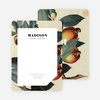 Botanical Fruit Custom Stationery - Yellow