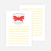 Butterfly Notecards - Red