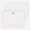 Classic Monogram Stationery - Blue