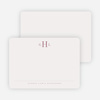 Classic Monogram Stationery - Purple