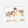Diamond Wedding Thank You Cards - Blue