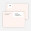 Modern Postcard Notecards - Pink