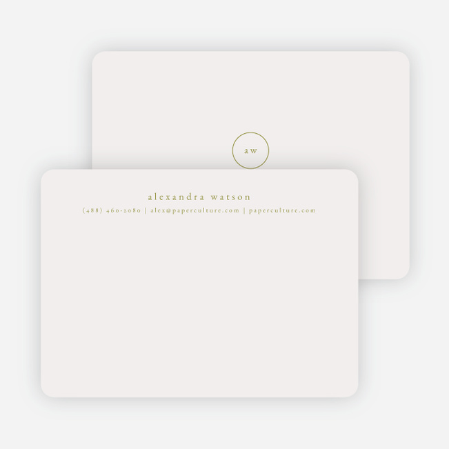 Simple & Elegant Stationery - Green