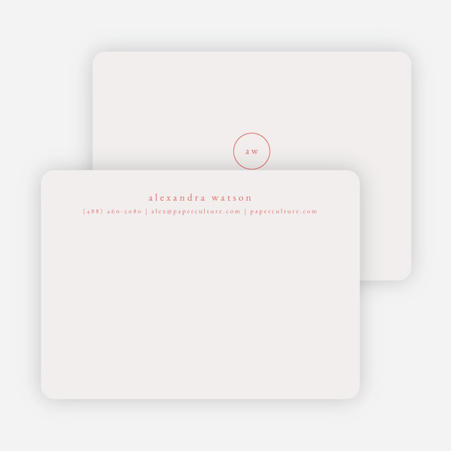 Simple & Elegant Stationery - Pink