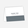 Modern and Classic Wedding Thank You Cards - Blue