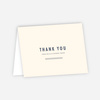 Puzzle Pieces Wedding Thank You Cards - Gray