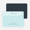 Bonjour Stationery - Blue