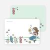 Mermaids Under the Sea Stationery - Brown