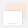 Monogram Pro Stationery - Pink