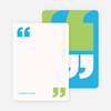 Quotable Note Cards - Blue