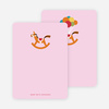 Rocking Horse Stationery - Pink