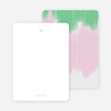 Bold Brushstrokes Personalized Stationery - Green