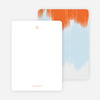 Bold Brushstrokes Personalized Stationery - Orange