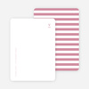 Simple Stripes Personalized Stationery - Purple