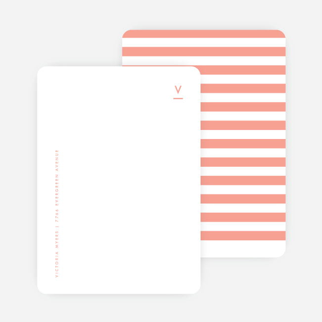 personalized stationery and note