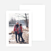 Simple Photo Thank You Cards with White Border - Black