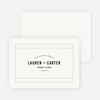 It’s a Date Wedding Thank You Cards - Beige