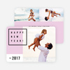 Be Modern New Year Cards - Purple