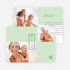 Clean Lines New Year Cards - Green