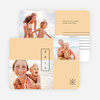Clean Lines New Year Cards - Orange