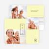 Clean Lines New Year Cards - Yellow
