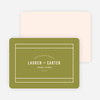 It’s a Date Wedding Thank You Cards - Green