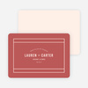It’s a Date Wedding Thank You Cards - Red