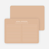 Line Up Note Cards - Orange