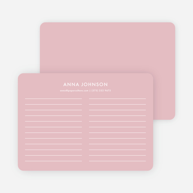 line up note cards