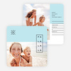 Simple Lines Christmas Cards - Blue