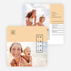 Simple Lines Christmas Cards - Orange
