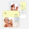 Simple Lines Christmas Cards - Yellow