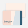 Taking Shape Wedding Thank You Cards - Pink