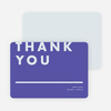 Today’s Modernist Wedding Thank You Cards - Purple