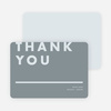 Today’s Modernist Wedding Thank You Cards - Gray