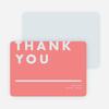 Today’s Modernist Wedding Thank You Cards - Pink