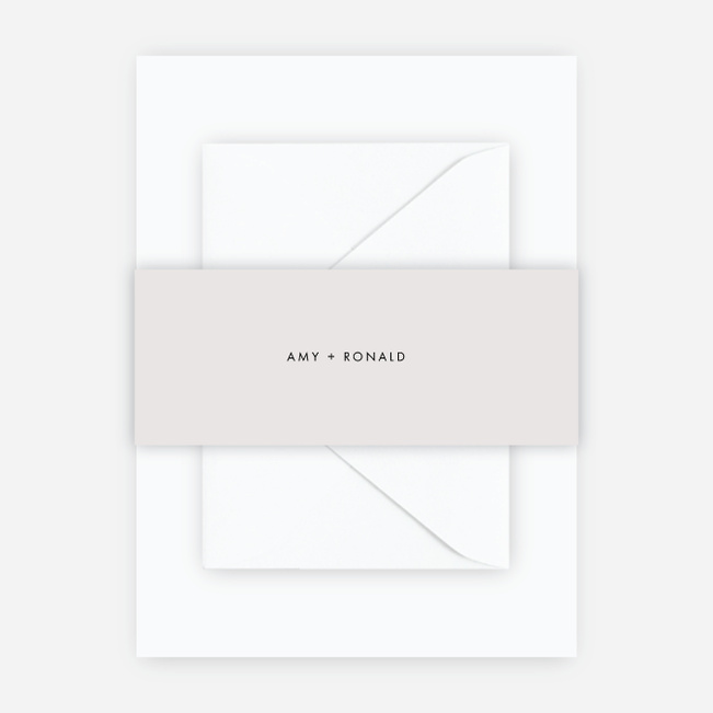 Stripe It Wedding Belly Bands Paper Culture