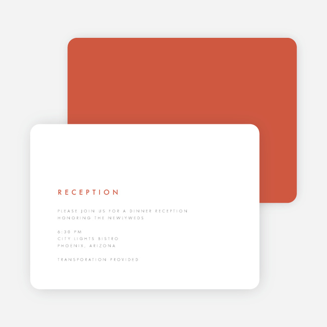 wedding reception cards paper culture