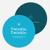 Snowflake Twinkle - Blue