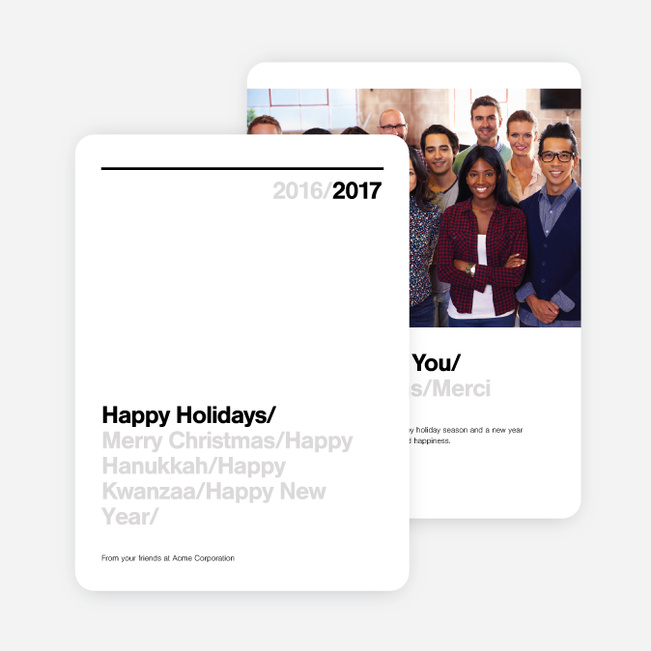 happy holidays cards for business