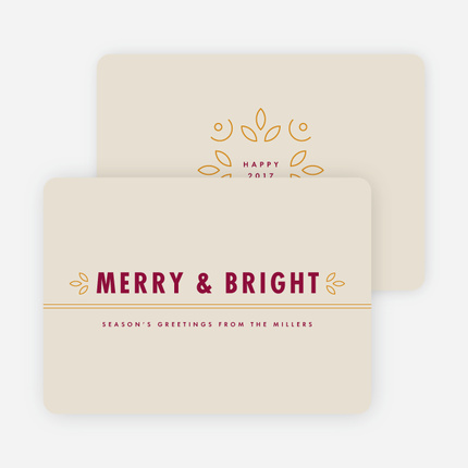 Merry & Bright - Red