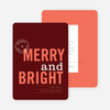 Merry & Bright Seal - Red