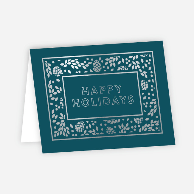 foil holiday decor corporate holiday cards paper culture