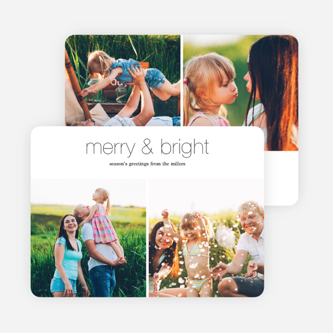 Photo Memories Christmas Cards - Black