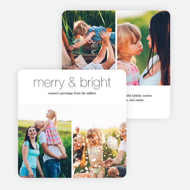 Photo Memories Christmas Cards - Black