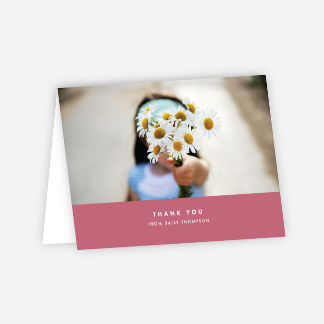 Simple & Chic Thank You Cards - Pink