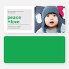 Peace & Love - Green
