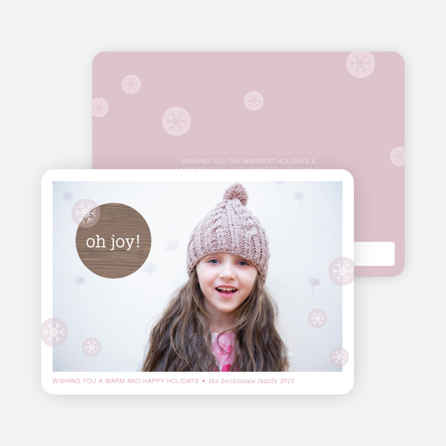 Oh Joy Holiday Cards - Pink