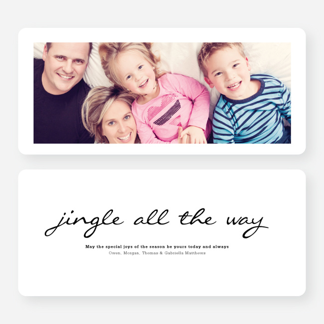 Jingle Bells, Jingle All the Way - Black